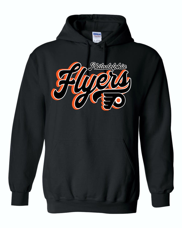 CURSIVE FLYERS (Black Hoodie)