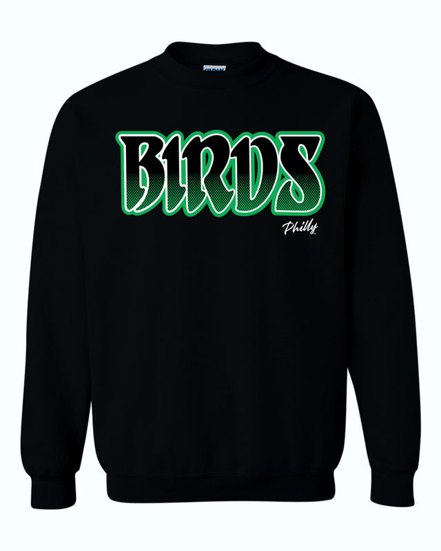 BIRDS (BLACK CREWNECK)