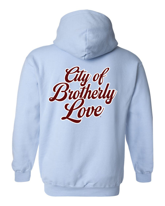 (HOODIE) City of Brotherly Love (Philly-Light Blue )