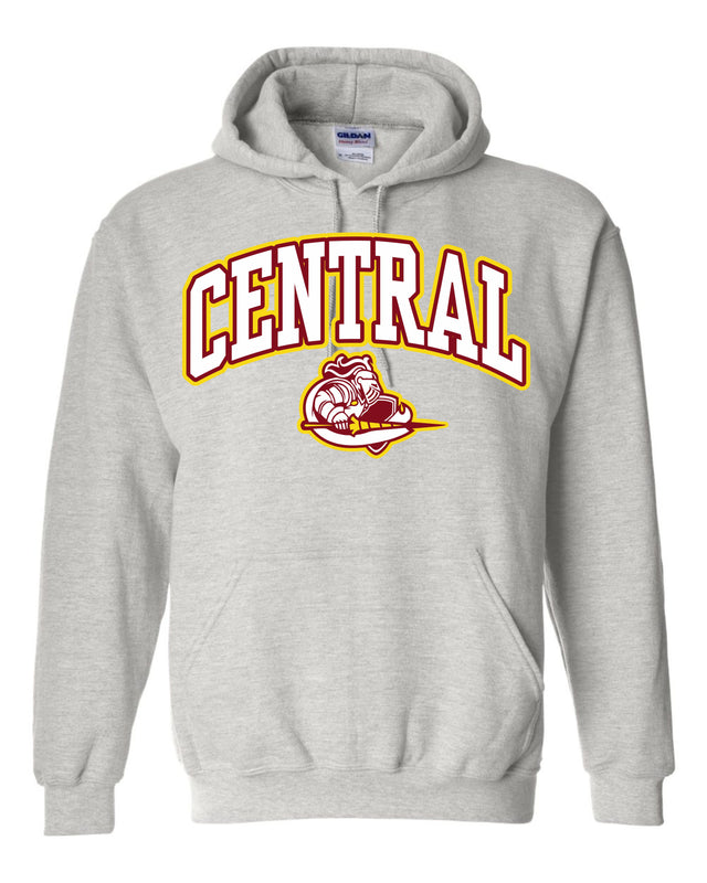 CENTRAL - Arch (Ash Hoodie)