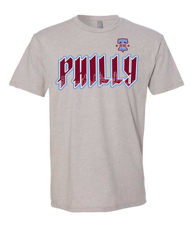 PHILLY QUAKE 4.8 OLD SCHOOL (Gray T-Shirt)