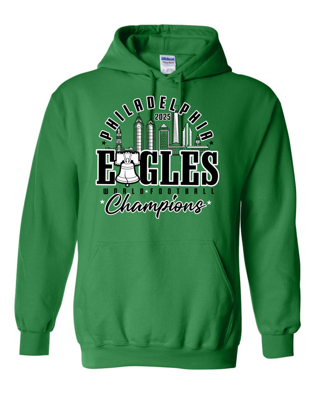 (Kelly Hoodie) PHILADELPHIA  BELL 2025 WORLD CHAMPS